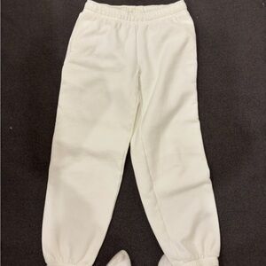 Aritzia white Jogger Pants
